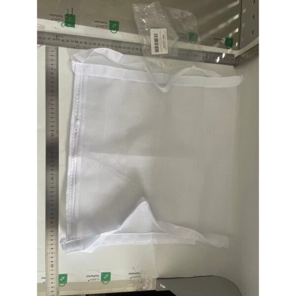 Sac pentru Spalare Incaltaminte, , Dimensiuni Mari, pentru Masina de Spalat, 40x40x1 cm, Alb - imagine 3