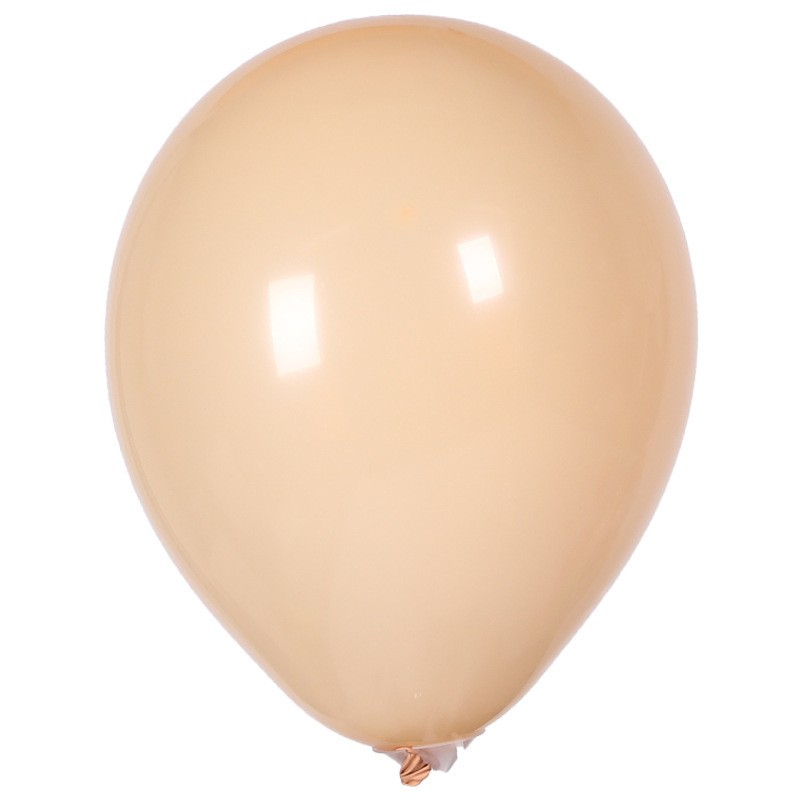 Set 10 Baloane din Latex, , Model Party, 30 cm, 5x Maro, 5x Bej, 2.8 g - imagine 3