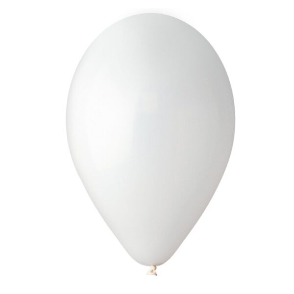Set 10 Baloane din Latex Metalizate, , Model Party, 5x Alb, 5x Nude, 23 cm, 2.2 g - imagine 4