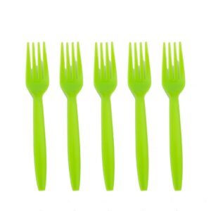 Set 10 Furculite de Unica Folosinta, , Colectia Dino Park, 15.5 x 2.5 cm, din Plastic PE, Multicolor