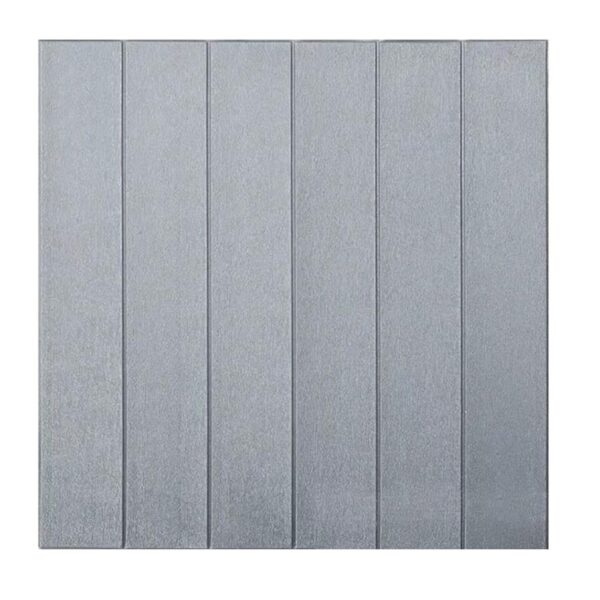 Set 10 Placi Tapet 3D, , 70 x 70 cm, Grosime 3 mm, din Rasina, Tip Placi de Lemn, Suprafata Acoperita 4.9 mp, Gri