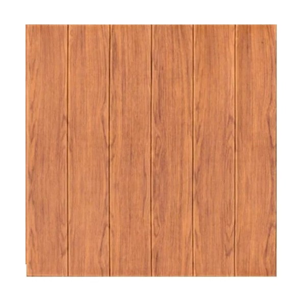 Set 10 Placi Tapet 3D, , 70 x 70 cm, Grosime 3 mm, din Rasina, Tip Placi de Lemn, Suprafata Acoperita 4.9 mp, Maro Roscat