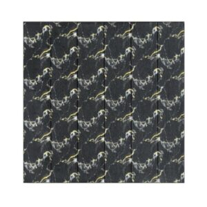 Set 10 Placi Tapet 3D, , 70 x 70 cm, Grosime 3 mm, din Rasina, Tip Placi de Lemn, Suprafata Acoperita 4.9 mp, Negru