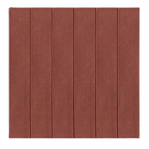 Set 10 Placi Tapet 3D, , 70 x 70 cm, Grosime 3 mm, din Rasina, Tip Placi de Lemn, Suprafata Acoperita 4.9 mp, Caramiziu