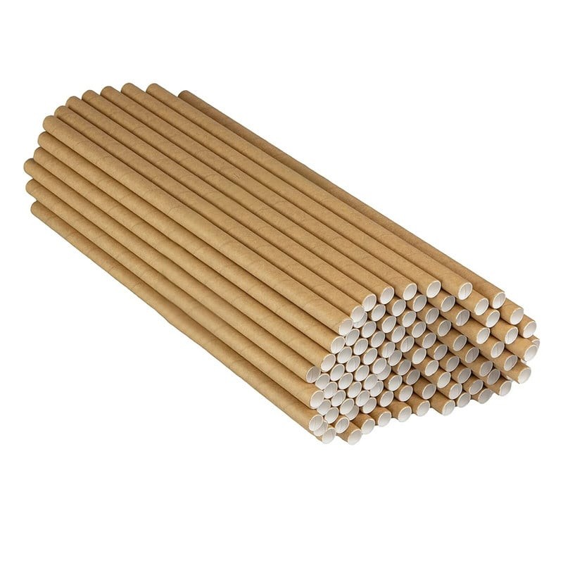 Set 100 Paie, , din Hartie, 20 cm, Model Uni, Kraft