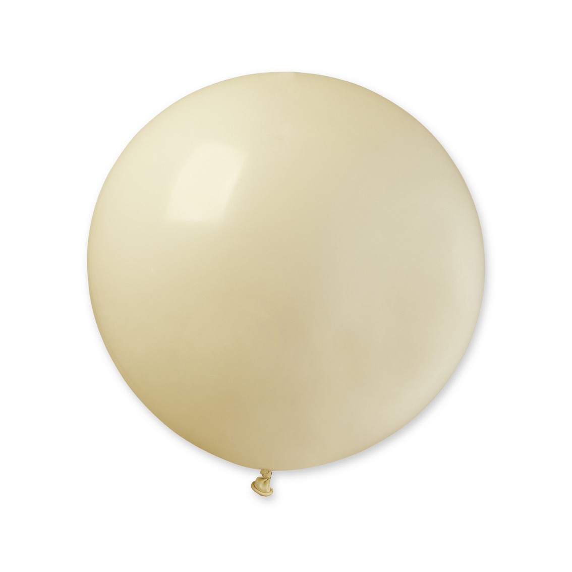 Set 2 Baloane din Latex, , Model Party Jumbo, 90 cm, Alb si Bej, 35 g - imagine 3
