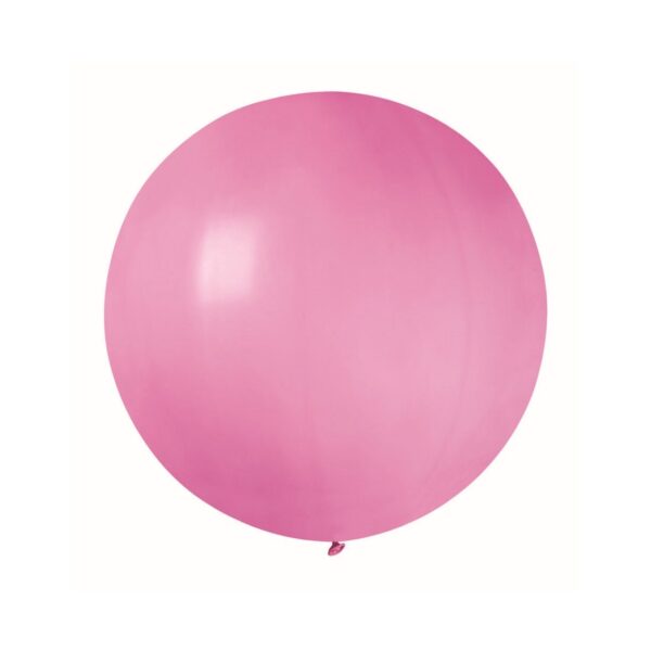 Set 2 Baloane din Latex, , Model Party Jumbo, 90 cm, Roz si Bleu, 35 g - imagine 2