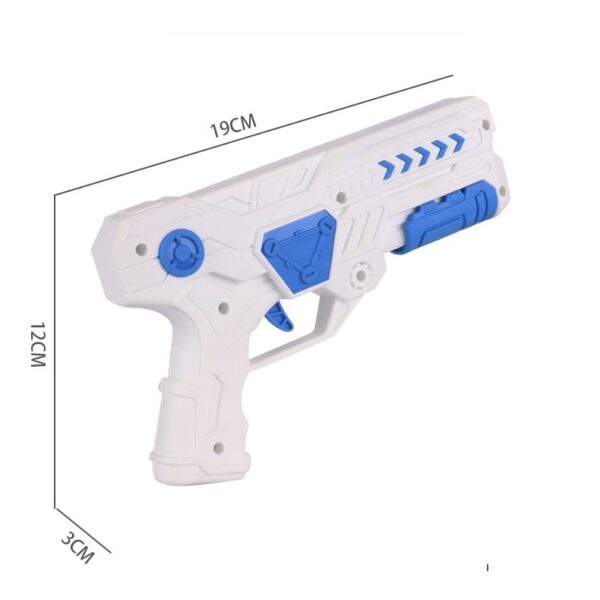 Set 2 Piese Jucarie Interactiva, , Pistol de Catapultare + Zmeu, din Plastic si Panza, +8 Ani, Impermeabil, Model Pisicuta cu Gogoasa, Multicolor - imagine 2