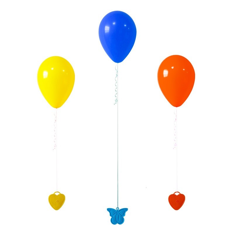 Set 4 Greutati pentru Baloanele cu Heliu, , 30 grame, Plastic, Forma Fluture, Multicolor - imagine 3