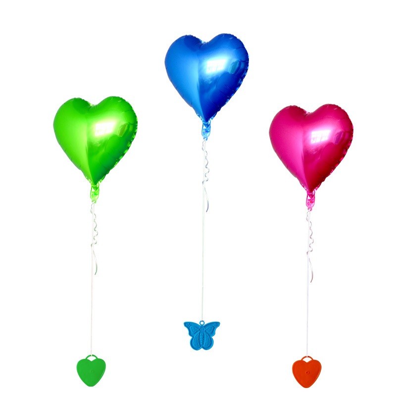 Set 4 Greutati pentru Baloanele cu Heliu, , 30 grame, Plastic, Forma Fluture, Multicolor - imagine 4