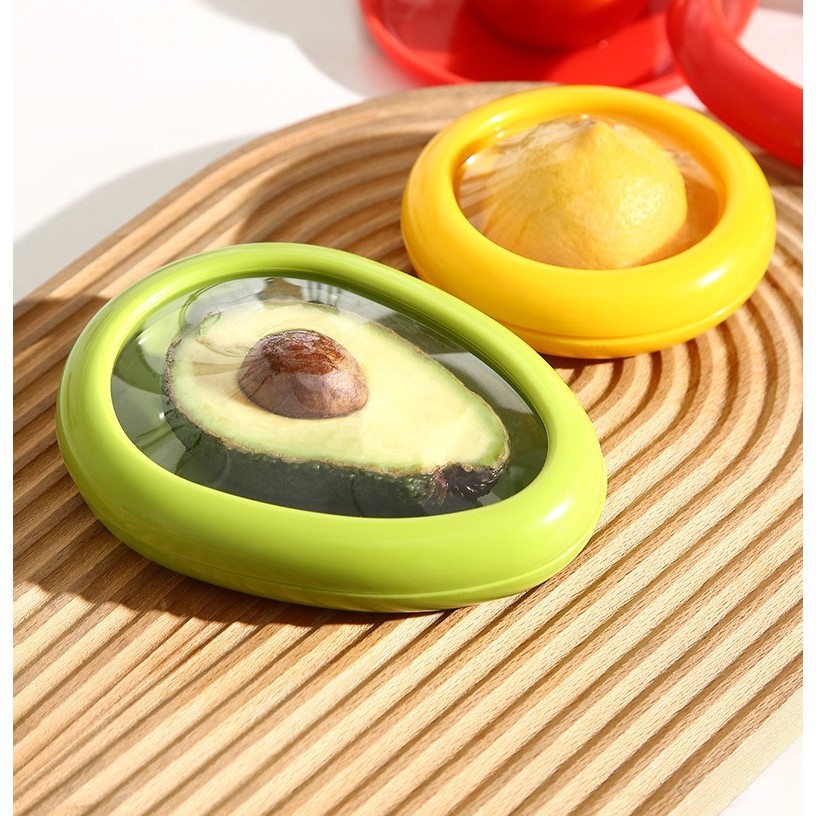 Set 4 Recipiente pentru Pastrarea Proaspata a Legumelor, , Cutii Portabile Sigilate Anti-oxidare, 4 Forme Diferite pentru Legume sau Fructe, Culori diferite - imagine 3