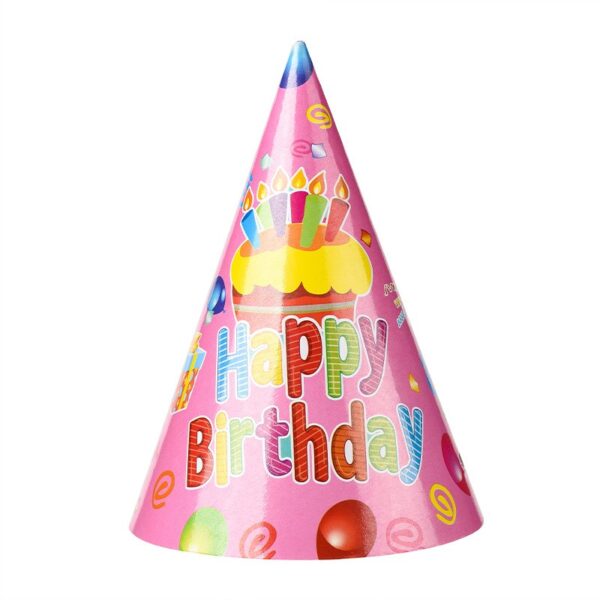 Set 6 Coifuri Happy Birthday, , Modele Diverse, pentru Petrecere, Tematica Aniversare, Multicolor - imagine 4