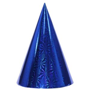 Set 6 Coifuri Metalizate, , pentru Petrecere, Tematica Aniversare, Albastru
