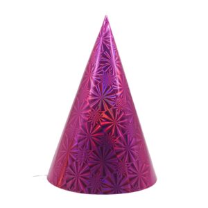 Set 6 Coifuri Metalizate, , pentru Petrecere, Tematica Aniversare, Roz