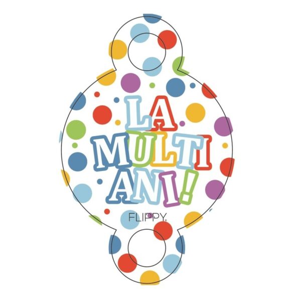 Set 6 Suflatori, , Colectia LA MULTI ANI, 19 x 11 cm, din Carton/Plastic/Hartie, Multicolor - imagine 2