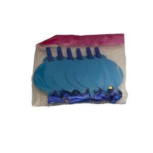 Set 6 Suflatori Happy Birthday, , pentru Petrecere, Albastru