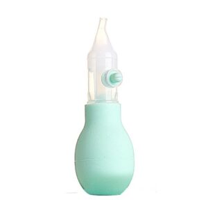 Set Aspirator Nazal pentru Copii, , Manual, Anti-Reflux, cu Pompita, Usor de Curatat, Varf din Silicon, 11.2x4cm, Verde