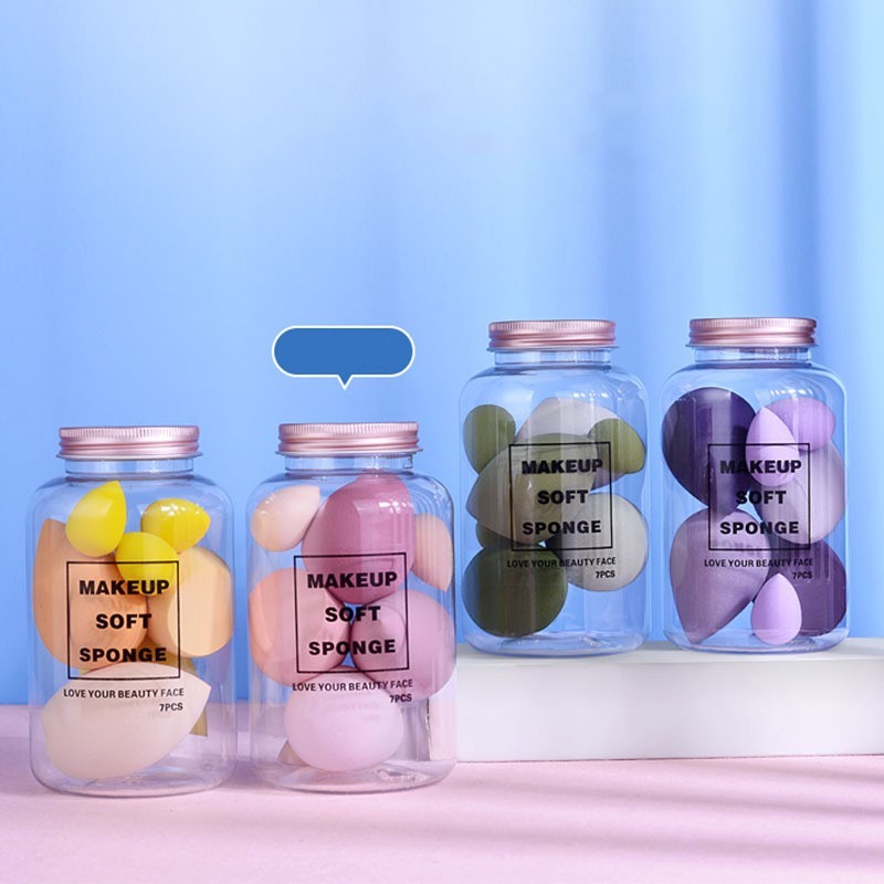 Set Buretei Machiaj, , Premium, 7 bucati, mov - imagine 3