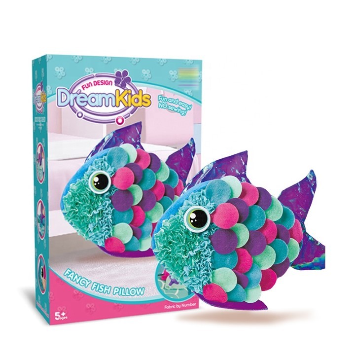 Set creatie perna pentru copii, Dream Kids, Peste - imagine 3