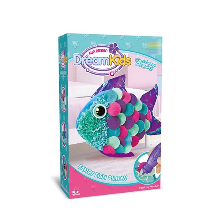 Set creatie perna pentru copii, Dream Kids, Peste - imagine 4