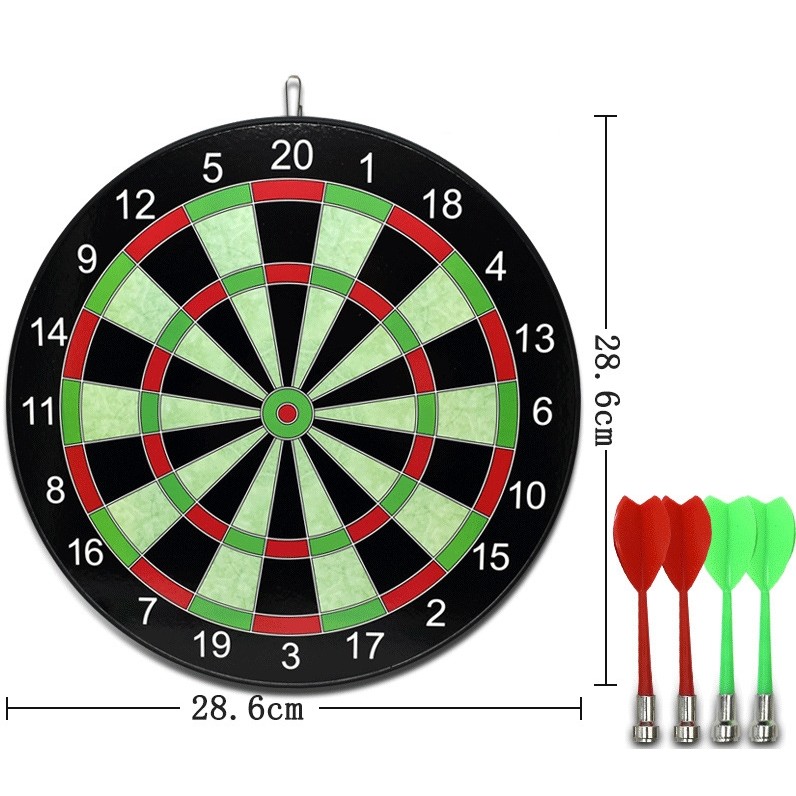 Set Joc Darts , 4 Sageti Incluse, Magnetic, Dimensiuni 28.6 x 28.6 cm, Design clasic, Multicolor - imagine 3