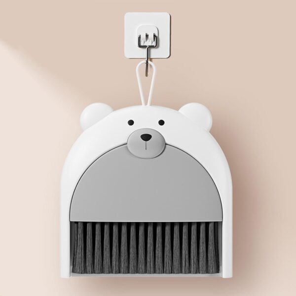 Set Matura si Faras, , Pentru Birou, din PP, Model Ursulet, 23.5 x 18 cm, Gri - imagine 3