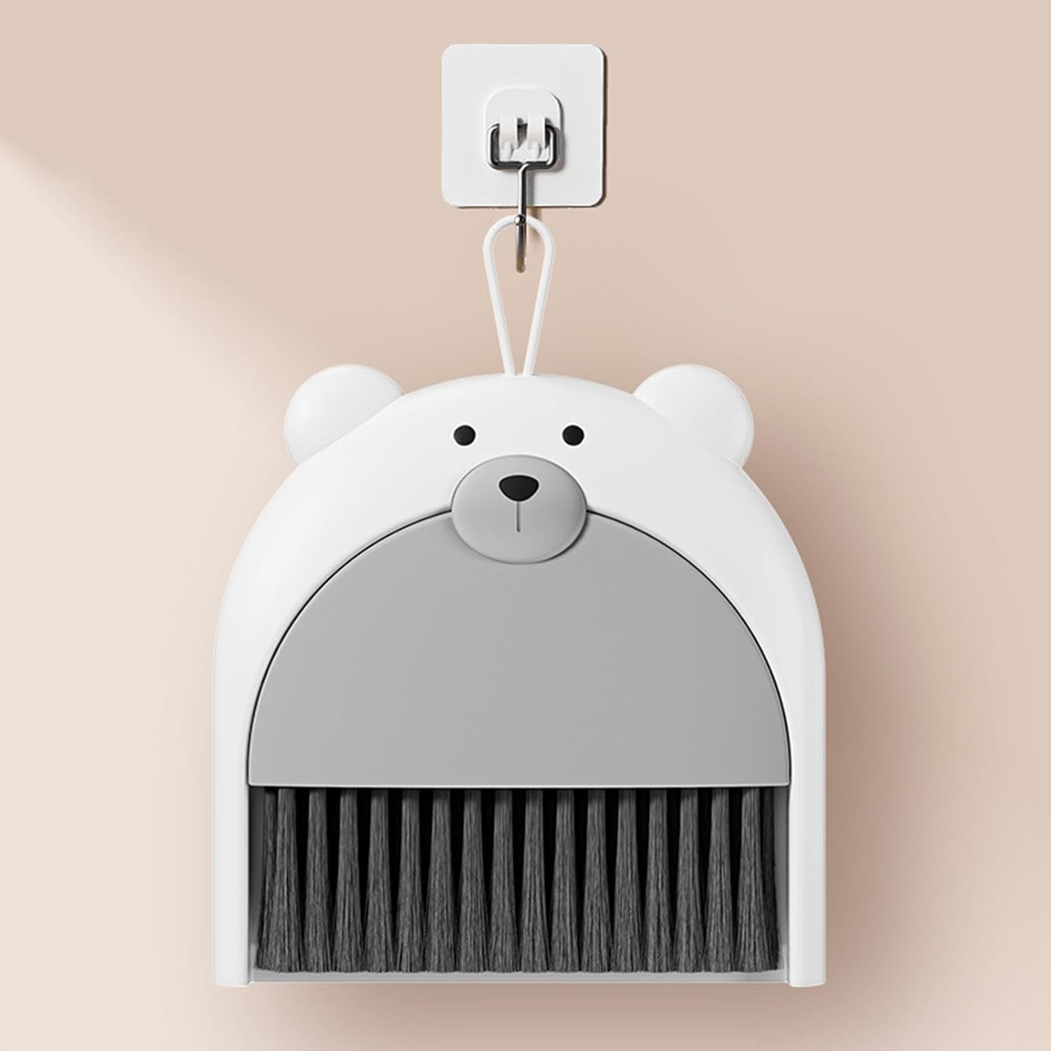 Set Matura si Faras, , Pentru Birou, din PP, Model Ursulet, 23.5 x 18 cm, Gri - imagine 3
