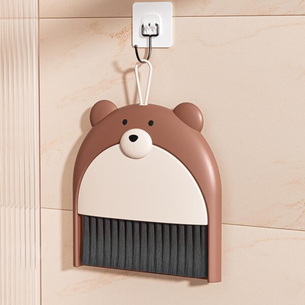 Set Matura si Faras, , Pentru Birou, din PP, Model Ursulet, 23.5 x 18 cm, Maro - imagine 4
