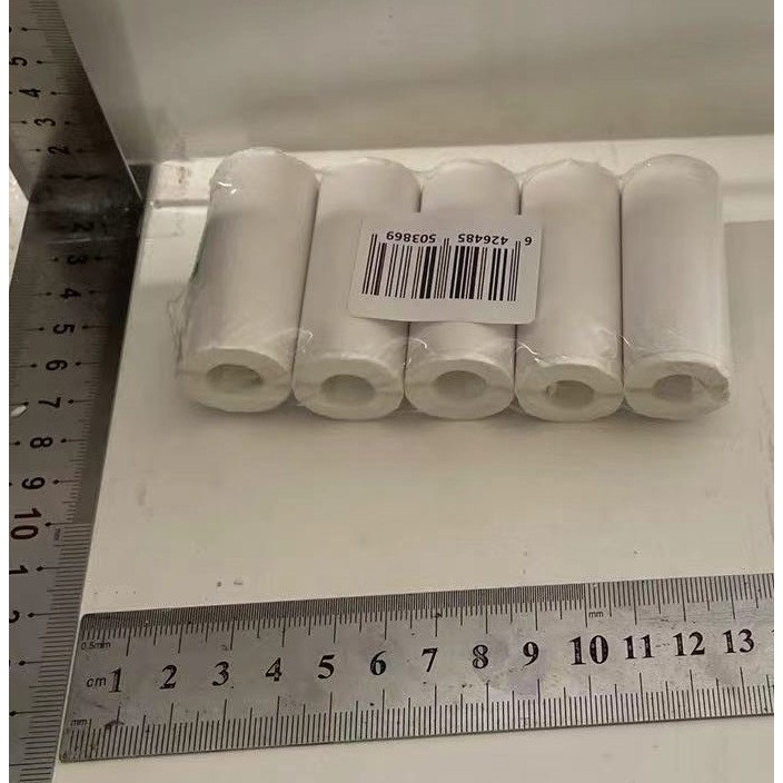 Set Mini Imprimanta Foto Portabila, , Include: 1x Set de Markere, 5x Role de Hartie Termica, 5x Role Hartie Adeziva, Incarcare USB, Bluetooth, Print Alb-Negru, Model Pisica, Albastru - imagine 4