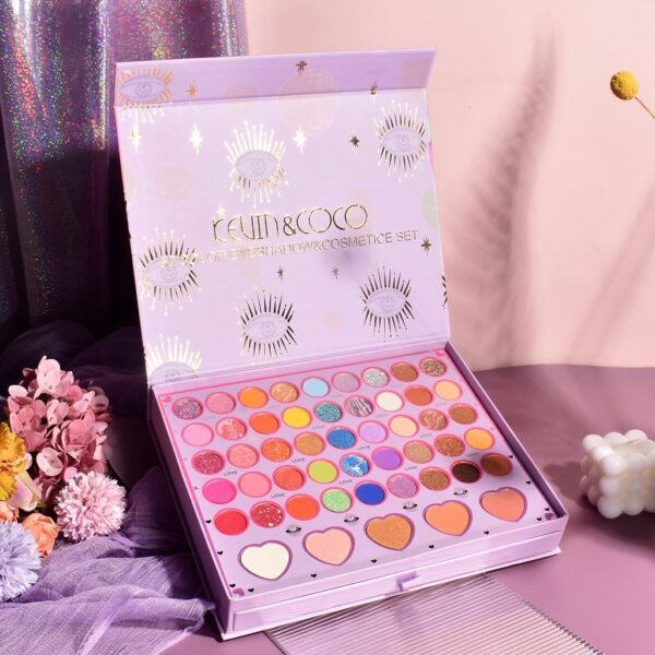 Set 13 Produse de Machiaj, KEVIN & COCO, Moonlight, 50 culori, 29 x 23 cm - imagine 4