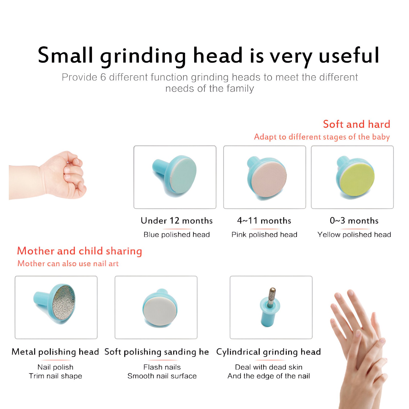 Set Pila Electrica pentru Copii si Bebelusi, , ABS, 6 Accesorii, cu Lumina LED, Verde Alb - imagine 3