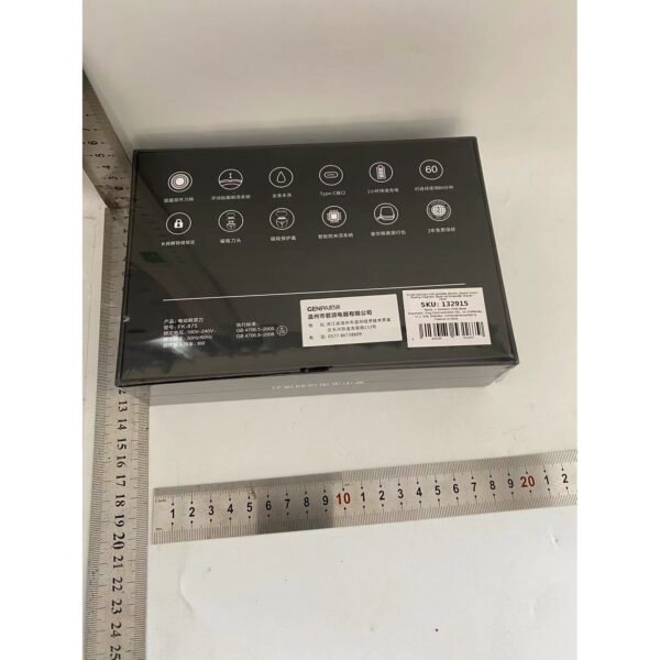 Aparat de Ras Portabil, , 8W, Autonomie 60 min, Incarcare Cablu Type C Inclus, Periuta de Curatare, Husa, Reincarcabil, 7.3x7.5x3.3 cm, Gri - imagine 2