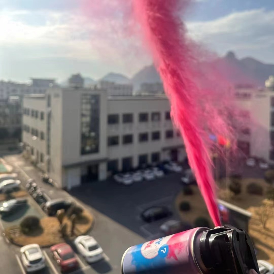 Spray Gender Reveal, , 260 ml, din Amidon de Porumb, Dezvaluire Gen Bebelusi, Roz - imagine 4