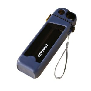 Sticla de Apa pentru Sport, , 350 ml, cu Pai si Capac, 23x7x4.4 cm, Buton de Blocare, din PC, Albastru