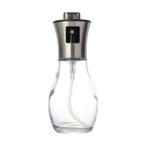Sticla de ulei cu Pulverizator, , Sticla pentru Lichide de Bucatarie, Otet, Sos, 16.7 x 5.2 cm, Volum 200 ml, Gri