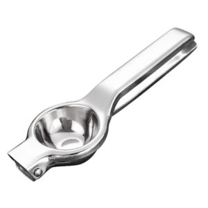 Storcator de Citrice Manual, , Storcator de Fructe Moi, Rezistent, Usor de Folosit si Depozitat, Durabil, Calitativ, 20.5 x 7cm, Inox, Argintiu