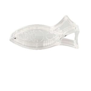 Storcator de Citrice Manual, , Rezistente, Usor de Folosit si Depozitat, Durabil, Calitativ, 12x5.2 cm, Model Peste, Transparent