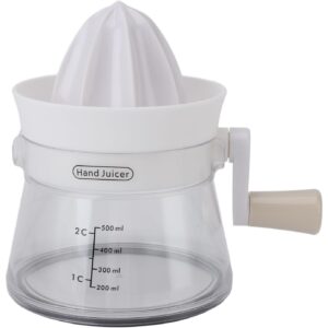 Storcator de Citrice Manual, , Rezistente, Usor de Folosit si Depozitat, Durabil, Calitativ, 16.5x13cm, Transparent/ Alb
