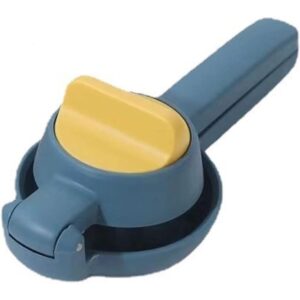 Storcator manual citrice, , pentru lamai, portocale, cu actiune dubla, usor de utilizat, material ABS rezistent, 8x10x22 cm, albastru