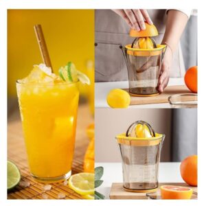 Storcator manual citricie , cu recipient de 600 ml, 15x8.5x13.5 cm, material ABS, Transparent
