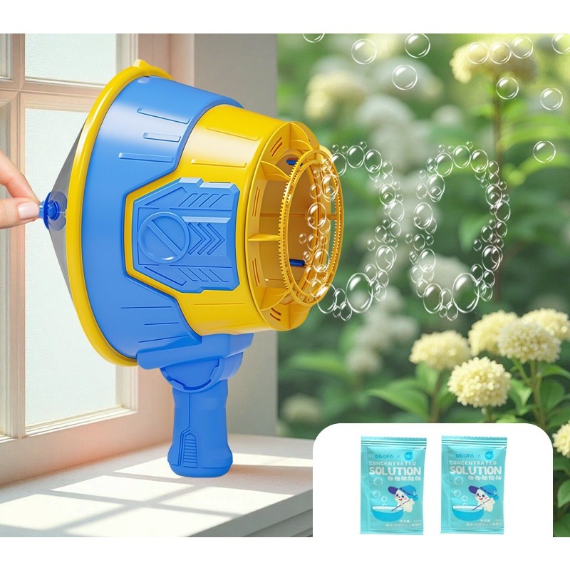 Suflator de Baloane, , din Plastic, Functie de Suflare si de Facut Baloane, 4-6 Ani, 30.4 x 14.2 x 22.2 cm, Albastru - imagine 3