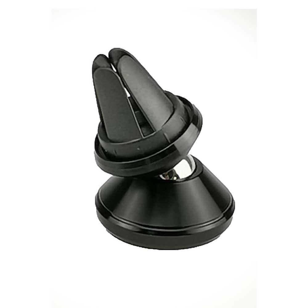 Suport auto  magnetic cu rotire 360 grade V1 pentru telefon, Negru