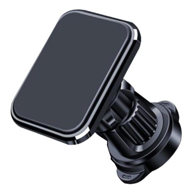Suport Auto pentru Telefon, , MagSafe, cu Magnet, Prindere Grila de Ventilatie, Detalii Fine, Rotativ 360 de Grade, Plastic Magnet Silicon, 5.1x3.9 cm, Negru
