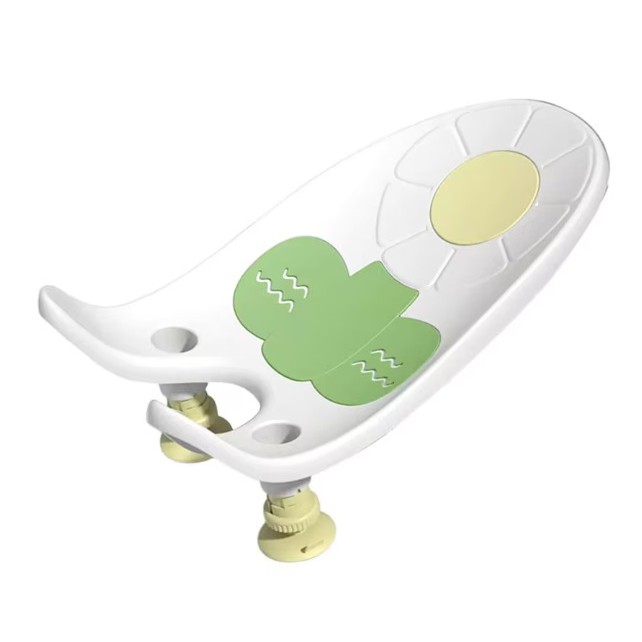 Suport de Baie Bebelusi, , 0-12 luni, Montare pe Chiuveta/Lavoar/Cada, Ventuze Antiderapante cu Intaltime Reglabila, 50 x 24 x 12.5 cm, Alb