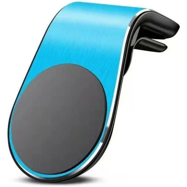 Suport de Telefon, , pentru Ventilatie, din ABS si Magnet, 3.8 x 3.7 x 6.2 cm, Universala, Albastru - imagine 2