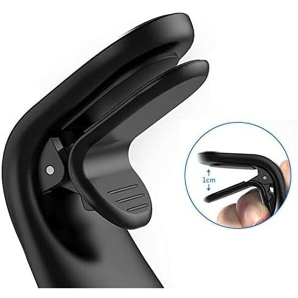 Suport de Telefon, , pentru Ventilatie, din ABS si Magnet, 3.8 x 3.7 x 6.2 cm, Universala, Rosu - imagine 4