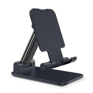 Suport extensibil de birou, , cu brat telescopic, pentru smartphone sau tableta, pliabil, Universal, Negru