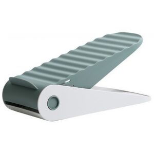 Suport pentru Pantofi, , cu DouÄƒ Straturi, Organizator, Antiderapant È™i Durabil, InÄƒlÈ›ime ReglabilÄƒ, 25.5x11x7.5 cm, Verde, 150 g