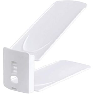 Suport pentru Pantofi, , din Plastic, Reglabil, 2 Niveluri, 27 x 10 x 20 cm, Alb