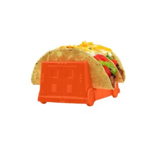 Suport pentru Taco, , Model Autobuz, 14 x 7.5 x 6.5 cm, din PP, Portocaliu